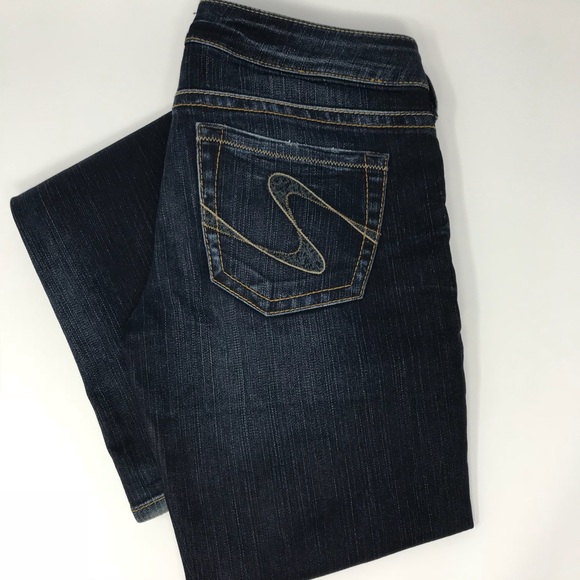 Silver Jeans Denim - Silver Tuesday Boot Dark Denim Jeans Size 28 Tall